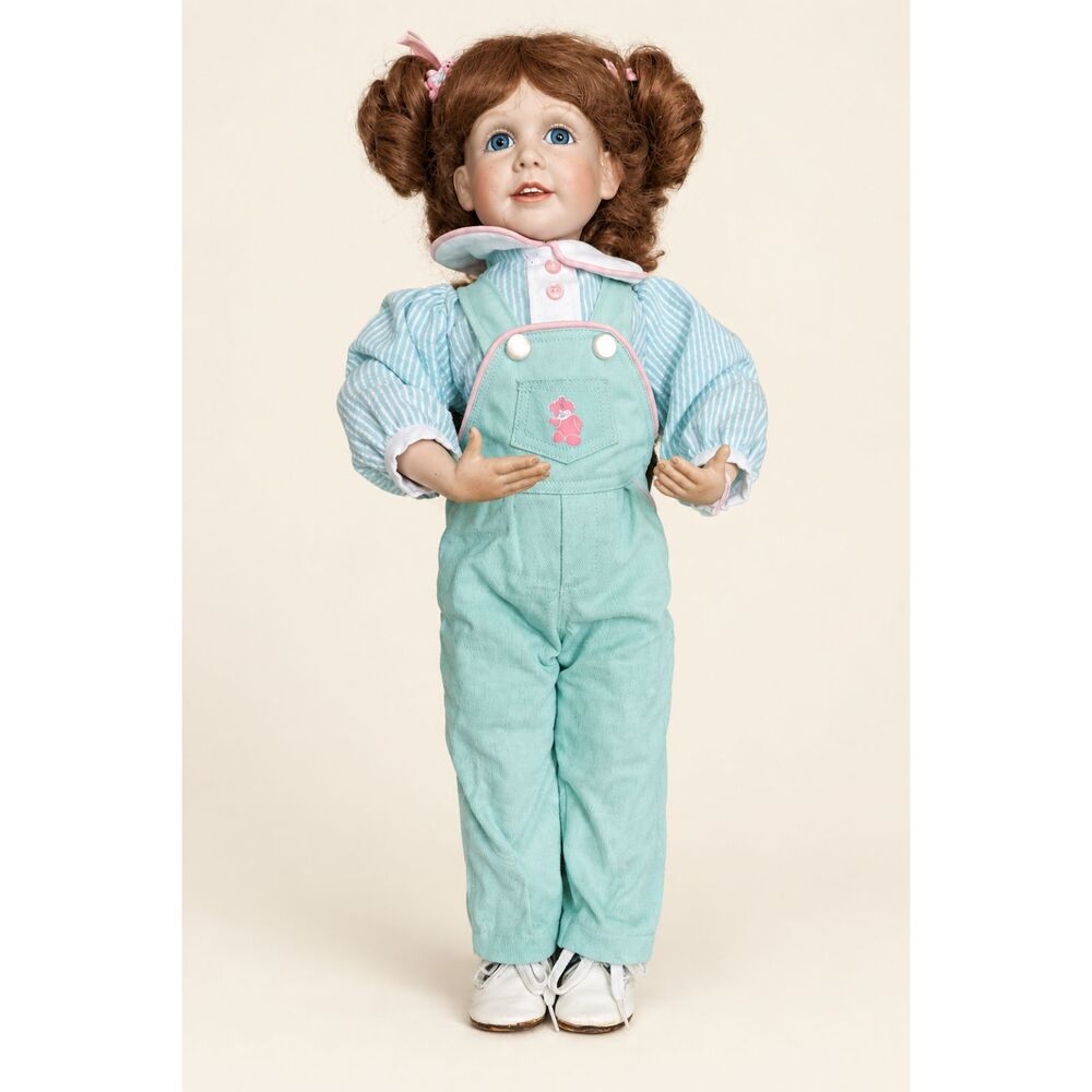 HAMILTON COLLECTION Porcelain Heritage Megan Doll by Jane Zidjunas Vintage 1991